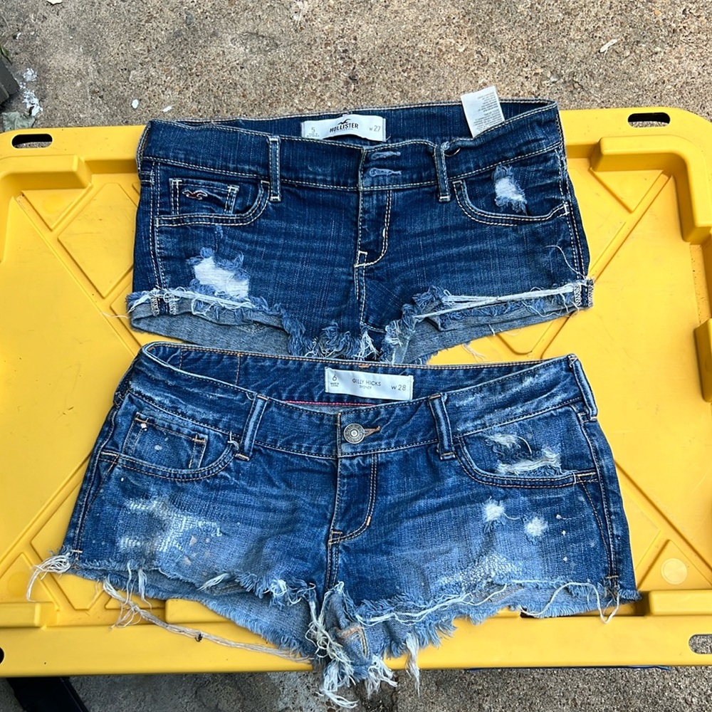 Hollister and gilly hicks short shorts